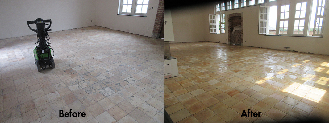 Yellow Terracotta Before and After