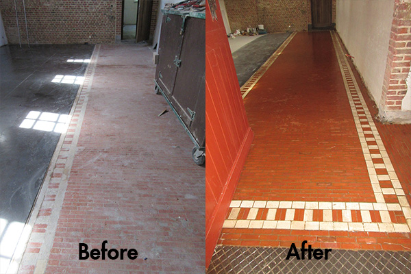 Brick Pavers Before and After